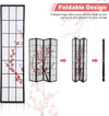 Japanese 4-Panel Screen Room Divider 6