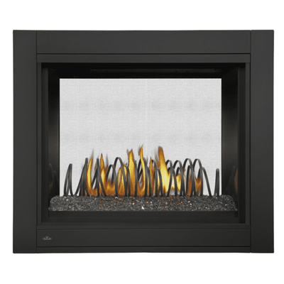 Napoleon Ascent See-Through Direct Vent Gas Fireplace w/ Glass Bed 6
