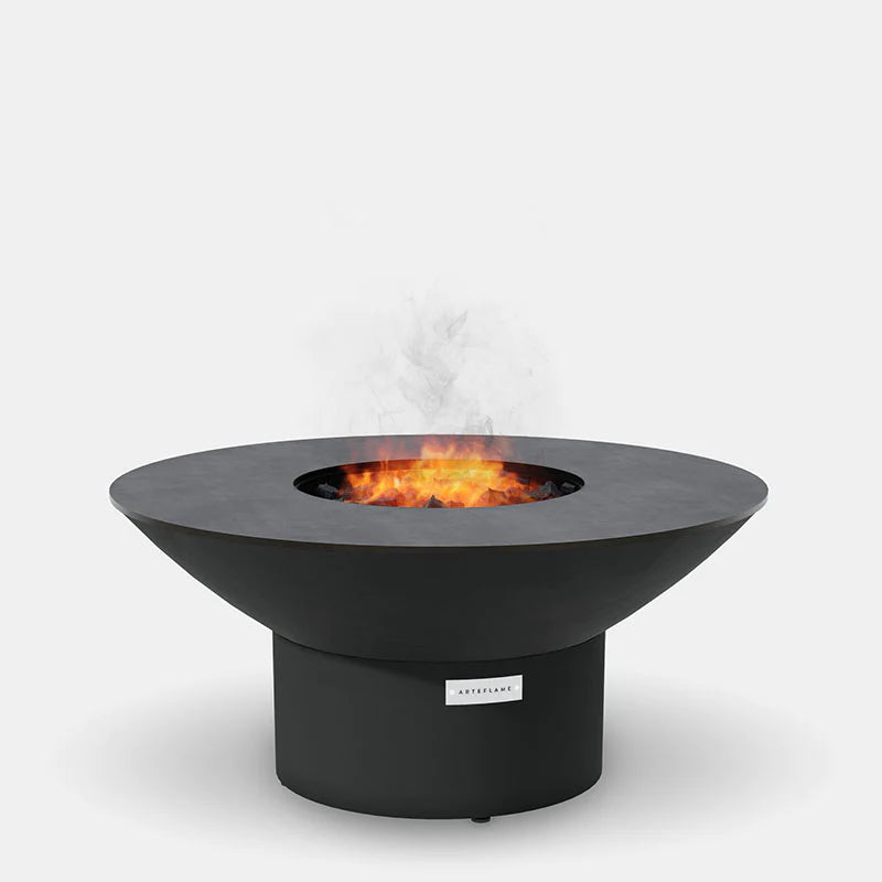 Arteflame Classic 40" Black Label - Low Round Base 1