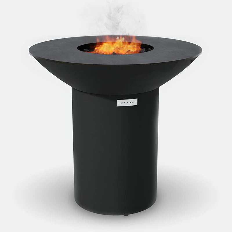Arteflame Classic 40" Black Label - Tall Round Base 1