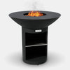 Arteflame Classic 40" Black Label - Tall Round Base With Storage 1