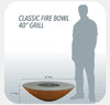 Arteflame Classic 40" - Fire Bowl With Cooktop 6