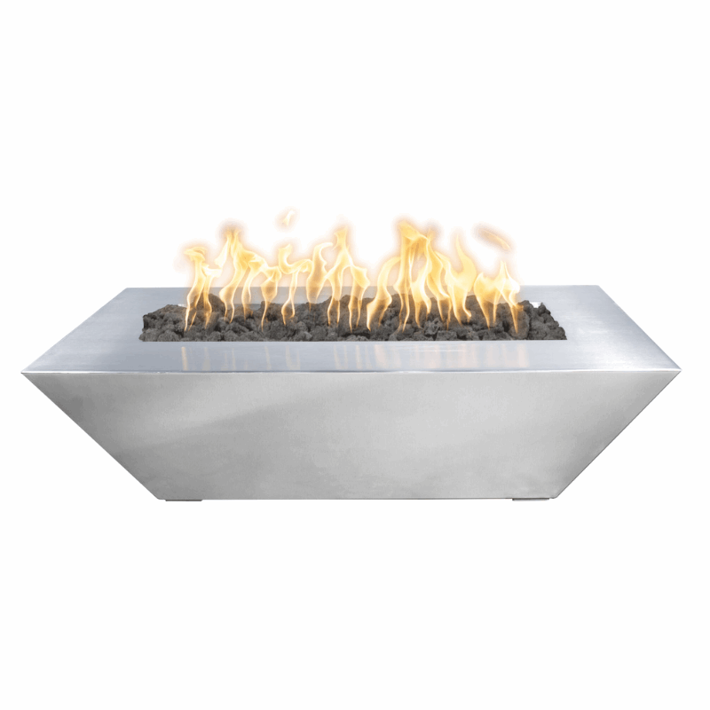 Linear Maya Stainless Steel Fire Bowl