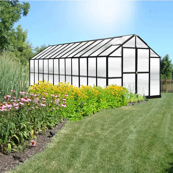 Mont Growers 8' W x 24' D Hobby Greenhouse 1