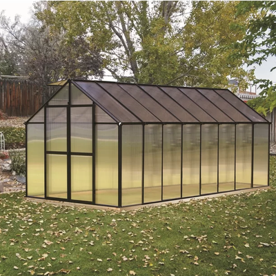 Mont Hobby 8' W x 16' D Greenhouse 8
