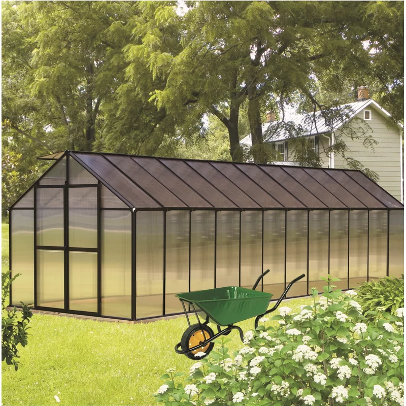 Mont Hobby 8' W x 24' D Greenhouse 1