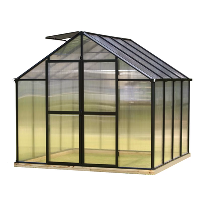 Mont Hobby 8' W x 8' D Greenhouse 7