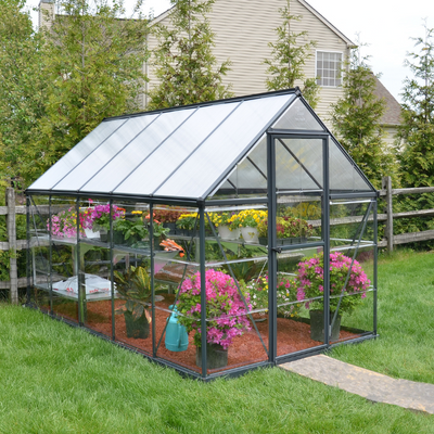 Palram - Canopia Hybrid 6' x 10' Greenhouse 8