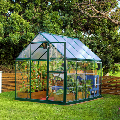 Palram - Canopia Hybrid 6' x 8' Greenhouse 8
