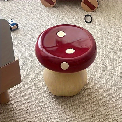 Red Mushroom Accent Stool 5