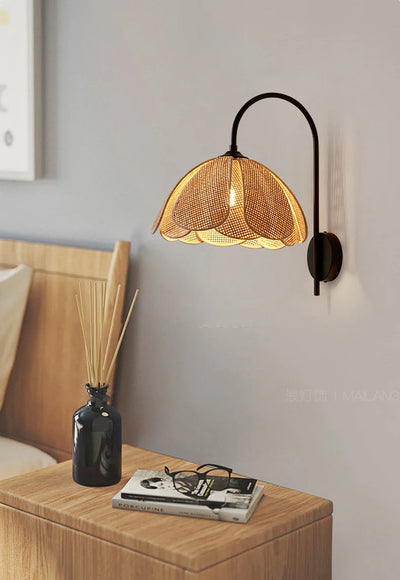 Rattan Hanging Wall Lamp 8