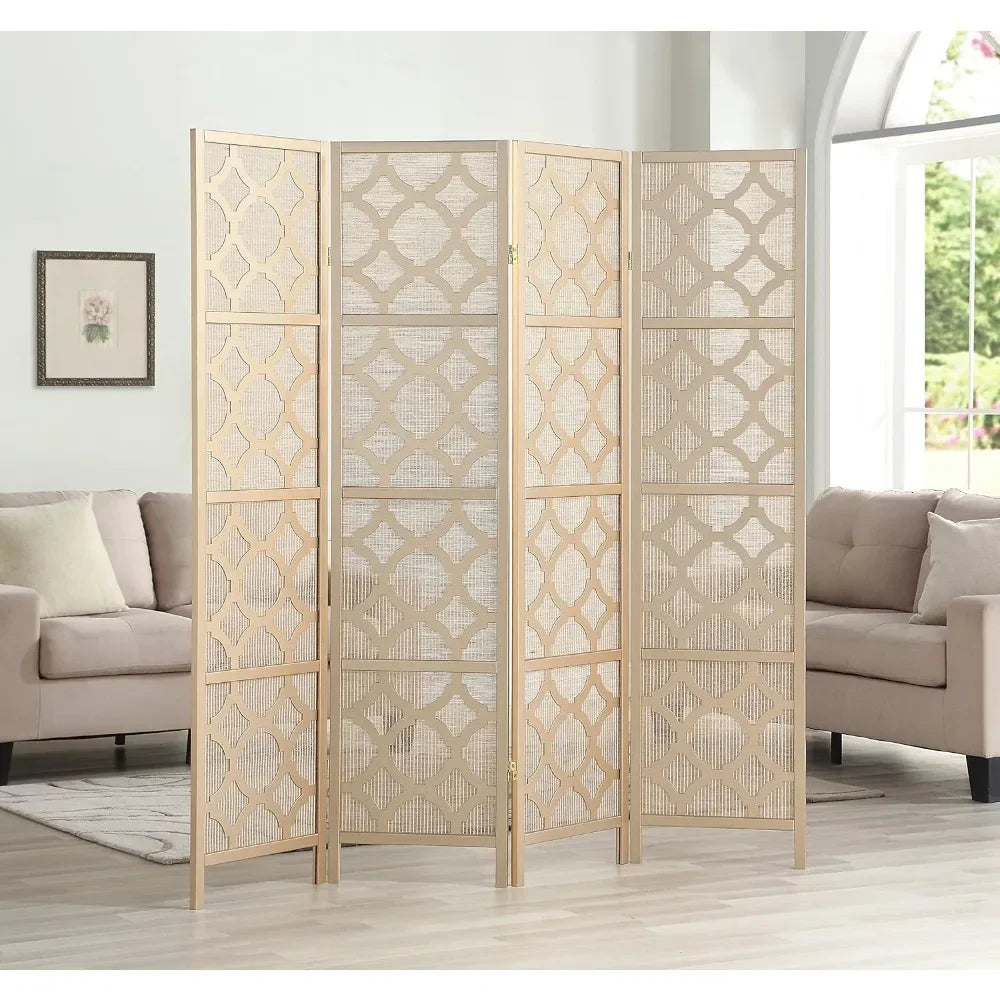 Diamond Design 4 Panel Room Divider 1