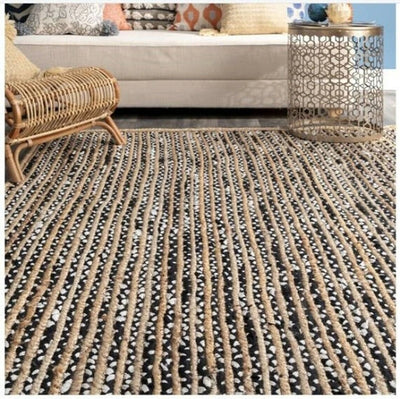 Reversible Rustic Jute Rug Carpet 1