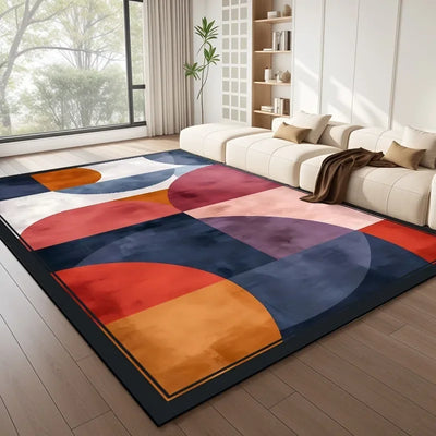 Modern Minimalist Living Room Rug Carpet 10