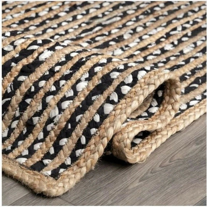 Reversible Rustic Jute Rug Carpet 1