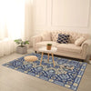 Living Room Blue Persian Carpet Rug 9