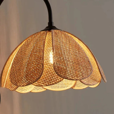 Rattan Hanging Wall Lamp 5