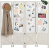 4 Panel Decorative Folding Room Divider 2