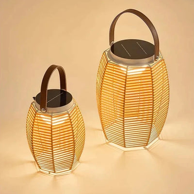 Rattan Courtyard LED Floor Light 7