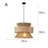 Pendant Woven Rattan Ceiling Chandelier 9