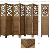 Wood Carved Folding Room Divider 5