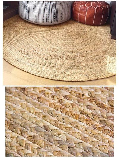 Round Jute Carpet Braided Rug 13