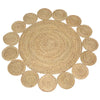 Round Jute Carpet Braided Rug 9