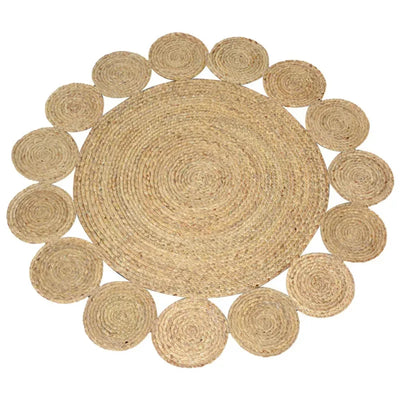 Round Jute Carpet Braided Rug 9