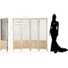 4 Panel Decorative Folding Room Divider 5