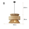 Pendant Woven Rattan Ceiling Chandelier 11