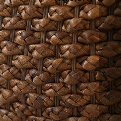 Round Wicker Rattan Accent Stool