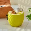 Lemon Shape Accent Stool 6