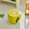 Lemon Shape Accent Stool 7