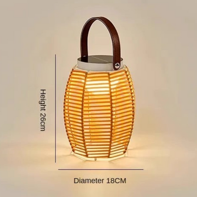 Rattan Courtyard LED Floor Light 11