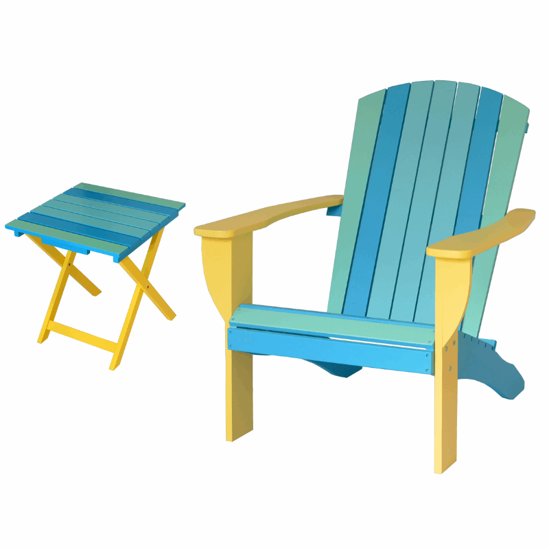 Adirondack Extra Wide Chair - Tropical Beach 1