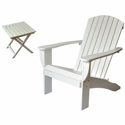 Adirondack Extra Wide Chair - White 3