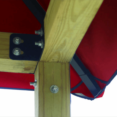 Gazebo Roof Framing & Mounting Kit 14SF RED 3