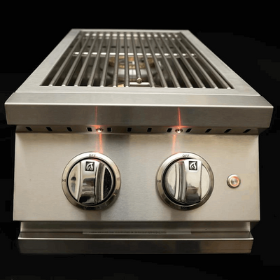 Kokomo Professional Double Side Burner with removable cover 1