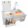Kokomo 30" Built-In Bartender Cocktail Station with Ice Chest 1