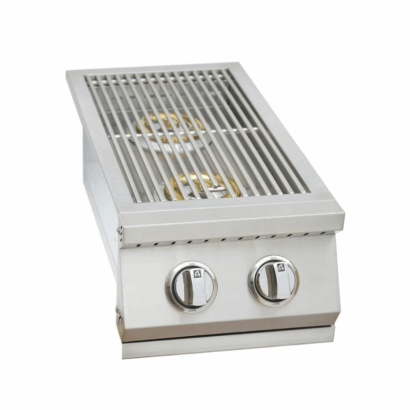 Kokomo Built In Double Side Burner with removable cover 1