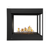 Napoleon Ascent 3-Sided Direct Vent Gas Fireplace w/ Glass Bed 1