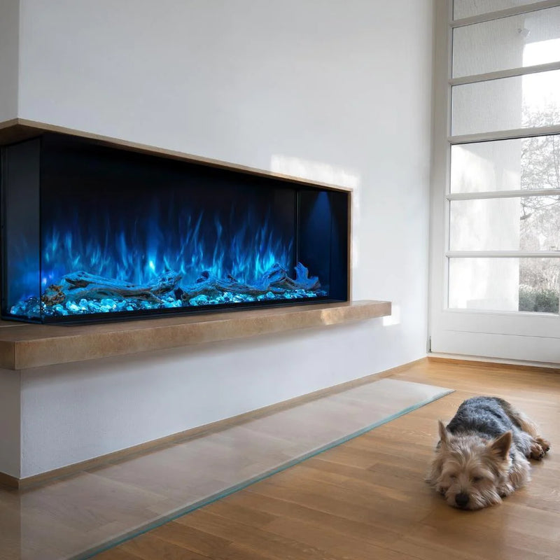 Modern Flames Landscape Pro Multi 56" 3-Sided Electric Fireplace 1