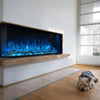 Modern Flames Landscape Pro Multi 96" 3-Sided Electric Fireplace 2