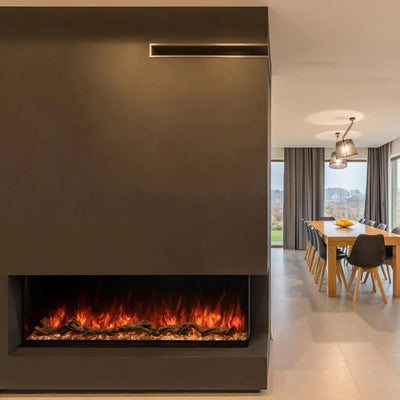Modern Flames Landscape Pro Multi 96" 3-Sided Electric Fireplace 3