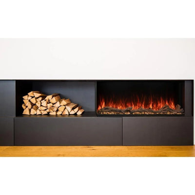 Modern Flames Landscape Pro Multi 96" 3-Sided Electric Fireplace 4