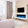 Modern Flames Landscape Pro Multi 56" 3-Sided Electric Fireplace 15